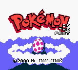 Pokemon of the Past Title Screen
